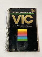 Vintage 1982 Compute's First Book of Vic Video Game Strategy Guide Vic-20 picture