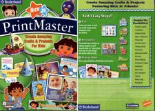 PrintMaster Nick Jr. (PC-DVD, 2008) for Windows XP/Vista - NEW in BOX picture
