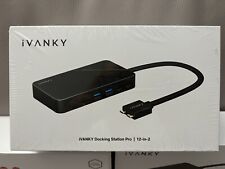 Ivanky VCD03 12 In 2 USB-C Macbook Pro Docking Station Dual 4K@60 Hz NIB picture