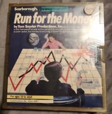 Run for the Money Commodore 64, Atari 48K Program New and Sealed in Case picture