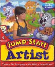JumpStart Artist PC MAC CD learn paint draw color blend drawing art tools game picture