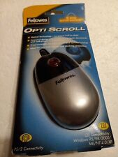 Fellowes Opti Scroll Mouse #99927  Ps/2 Connectivity 8 Way Scroll Control  picture