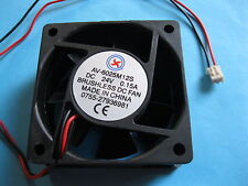 8 pcs Brushless DC Cooling Fan 24V 6025S 7 Bladse 60x60x25mm Sleeve Bearing 2pin picture