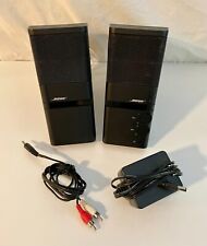 Bose Mediamate Powered Computer Speakers w/ Power Supply & RCA Connector picture