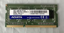 ADATA 4GB 1RX8 PC3L-12800S Laptop Memory Ram AM1L16BC4R1-B1HS picture