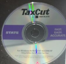 ⭐️ H&R Block TaxCut State 2002 Tax Year - PC CD-ROM picture
