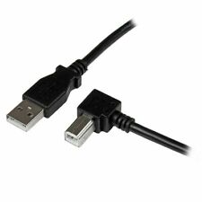 StarTech USBAB3MR 3m USB 2.0 A to Right Angle B Cable - M/M USB for Scanner, picture