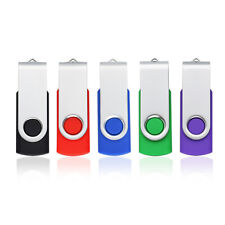 Mix Colors 5Pcs 1G 2G 4G 8G 16G 32G Rotate 360° USB 2.0 Flash Drive Memory Stick picture