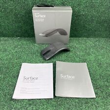 Microsoft Arc Mouse Wireless Surface Touch Bluetooth Gray Model 1592 Foldable picture