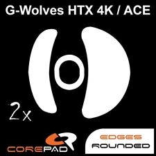 Corepad Skatez G-Wolves HTX 4K ACE Replacement Mouse Feet Hyperglides Teflon picture