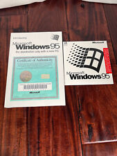 Microsoft Windows 95 CD NEW sealed w/ Certificate of Authenticity * picture