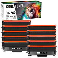 10X TN760 Toner Compatible With Brother MFC-L2730DW L2710DW DCP-L2550DW LOT picture