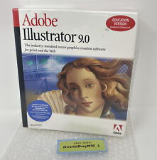 *NEW* ADOBE ILLUSTRATOR 9.0 Macintosh MAC Education PN: 16001032 FACTORY SEALED picture