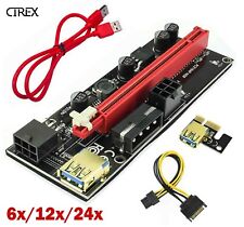VER009S PCI-E Riser Card PCIe 1x to 16x USB3.0 Data Cable Mining 6/12/24 picture
