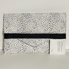 Thirty One Laptop Sleeve Dainty Speckles Pebbled Thirty One Case White Black Dot picture