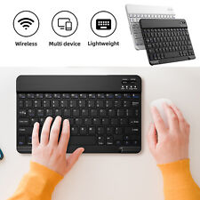 Slim Mini Wireless Keyboard Bluetooth/ Mouse For PC Laptop Mac iOS iPhone Tablet picture