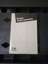 1996 Texas Instruments TI-83 Graphing Calculator Manual Guidebook picture