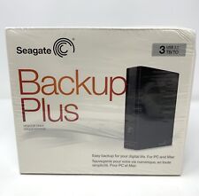 Seagate Backup Plus 3TB Desktop External HDD USB 3.0 STCA3000101 - New Sealed picture