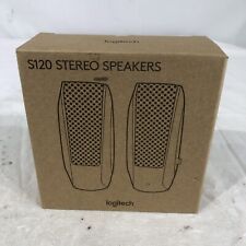 Logitech S120 - 4.4 Watt - 2.0 Stereo Speakers Black (980-000012) For PC and Mac picture