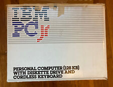 Vintage IBM PC Jr Computer and PC Jr Keyboard Cables Original Box CIB Clean picture