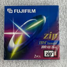 NEW SEALED FUJI FUJIFILM 100 MB Zip Drive Disks 2 Pack picture