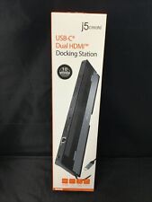 Authentic J5create USB-C Dual HDMI Docking Station (BLACK) JCD542 picture