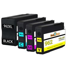 Reman 962 XL Black 962 CMY Cartridges for HP Officejet Pro 9010 9012 All-in-One picture