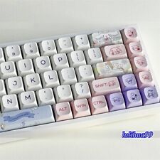 Cinnamoroll Themed Key Cap Cute PBT Keycaps XDA Height For Cherry MX keyboard picture