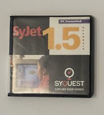SyQuest Syjet 1.5gb Media Storage PC Formatted Disc Vintage Computer Stuff picture