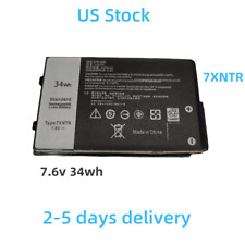✅Lot 34Wh 7XNTR Battery For Dell Latitude 7202 7212 Rugged Extreme Tablet Series picture