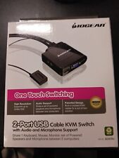 IOGEAR GCS72U 2-Port USB Cable KVM Switch w/Audio & Mic Support picture