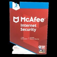 McAfee Antivirus Essential Protection For Your PC 3 Devices Brand New Sealed picture