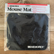 Vintage 1991 Memorex Mouse Mat Pad Black 9