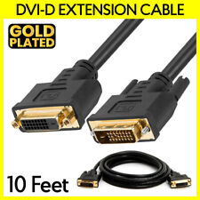 10 Feet DVI Extension Cable DVI-D Dual Link Cord Extender Monitor Cable M to F picture
