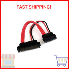 StarTech.com 6in Slimline SATA to SATA Adapter with Power - Slim SATA (F) to SAT picture