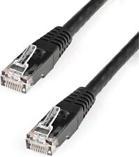 StarTech.com 10ft CAT6 Ethernet Cable Black CAT 6 Gigabit Ethernet Wire 650MHz 1 picture
