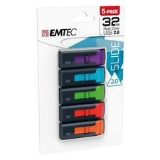 Emtec Flash Drive 32 GB C450 Slide - Pack of 5 picture