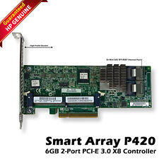 631671-B21 633538-001 HPE Smart Array P420 FBWC 6Gbs 2-Ports PCIe SAS Controller picture
