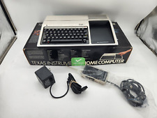 Texas Instruments Ti-99/4A (PHC004A) Vintage Home Computer Box & Power Supply. picture