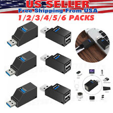1/6X 3 Port USB 3.0 Hub Portable High Speed Splitter Box For PC Notebook Laptop picture