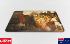 MOUSE PAD DESK MAT ANTI-SLIP|REMBRANDT - THE STONING OF SAINT STEPHEN ART picture