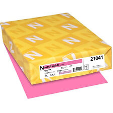 Astrobrights Colored Cardstock, 8.5 x 11, 65lb (176gsm), Pulsar Pink, 250 Sheets picture