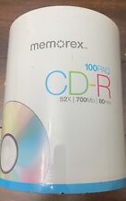 Memorex CD-R 100PK Brand New, UN-OPENED 52X / 700 MB / 80 Min. picture