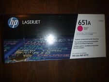 Genuine New HP 651A Magenta Toner Cartridge CE343A SEALED picture