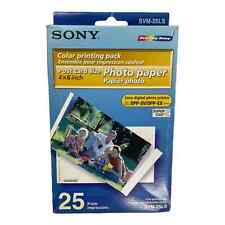 Sony SVM-25LS Print Cartridge And Photo Paper With 25 Prints Brand New In Box picture