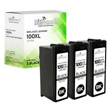 3PK For Lexmark 100 XL Ink Cartridges For Genesis S815 S816 Prevail Pro701 picture
