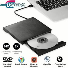USB 3.0 External DVD CD Driver Burner Reader Writer For Linux Apple Mac Macbook picture