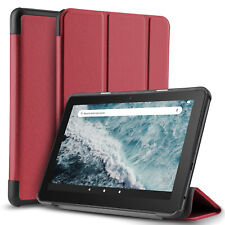 For All-New Amazon Kindle Fire 7 2022, 12th Gen Leather Tablet Case Stand Cover picture