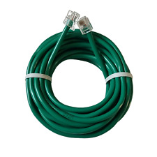 RJ11 RJ12 CAT5e Green DSL Telephone Data Cable for Centurylink, AT$T, Frontier . picture
