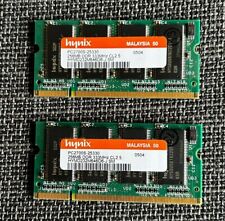 Hynix 2 x 256MB SO-DIMM 333 MHz PC2700S-25330 DDR Laptop Memory RAM 200-PIN picture